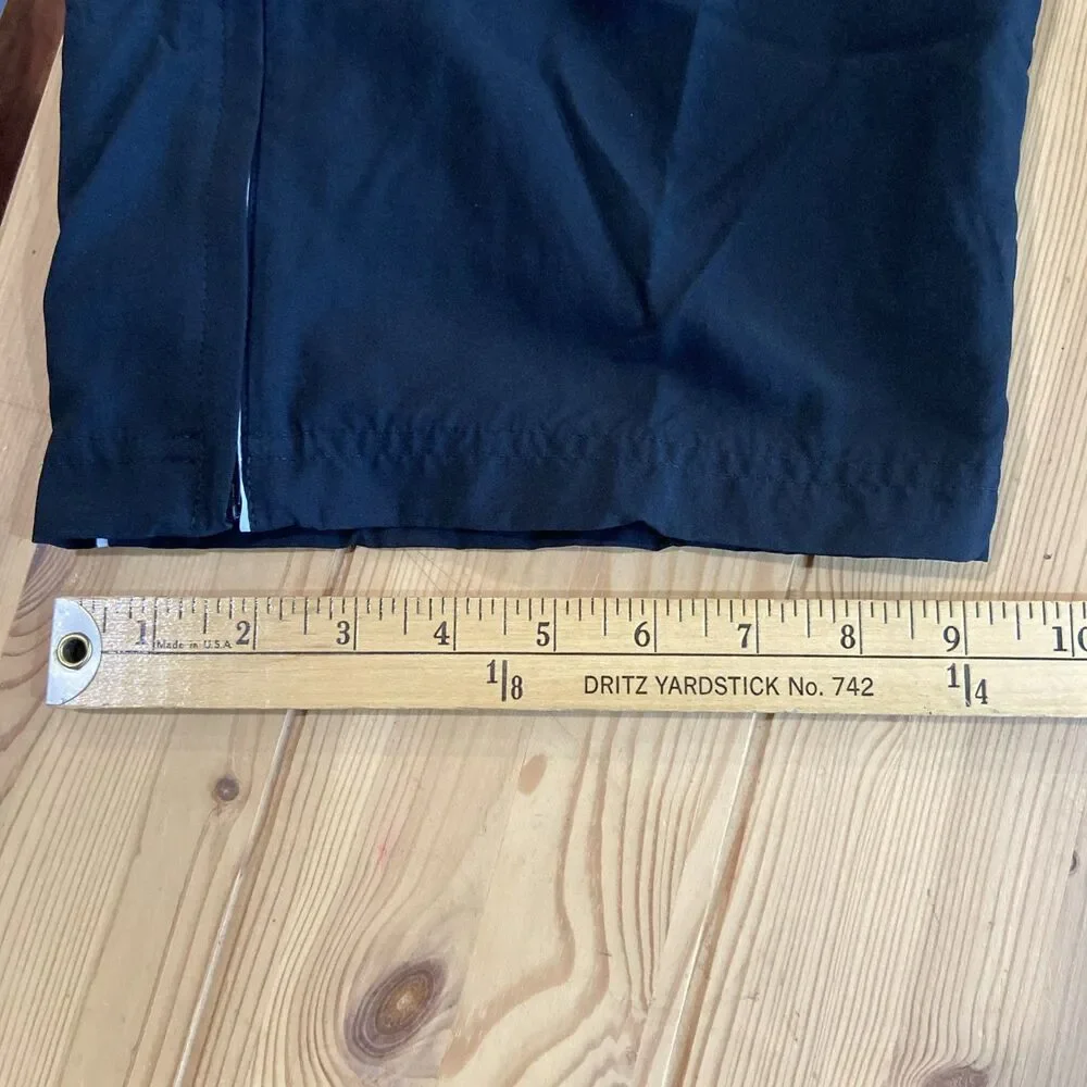 Vintage Team Nike Windbreaker Ankle Zip Wide Leg Sweatpants Black Size XXL